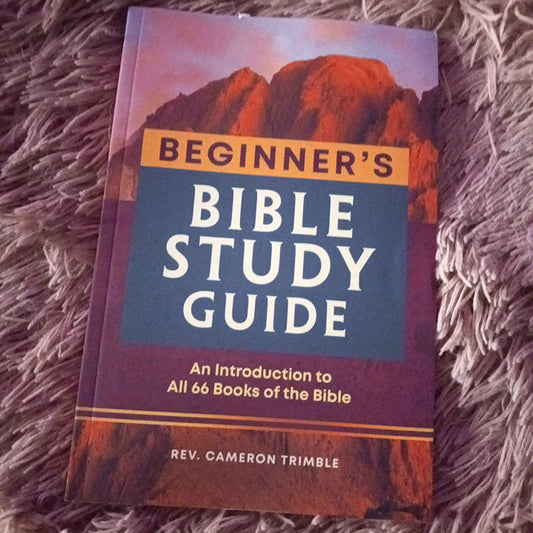 The Beginner's Bible Study Guide: Easy-to-Follow Guide for New Bible Students, Paperback, Spiritual Growth, Thematic Imagery, Ed